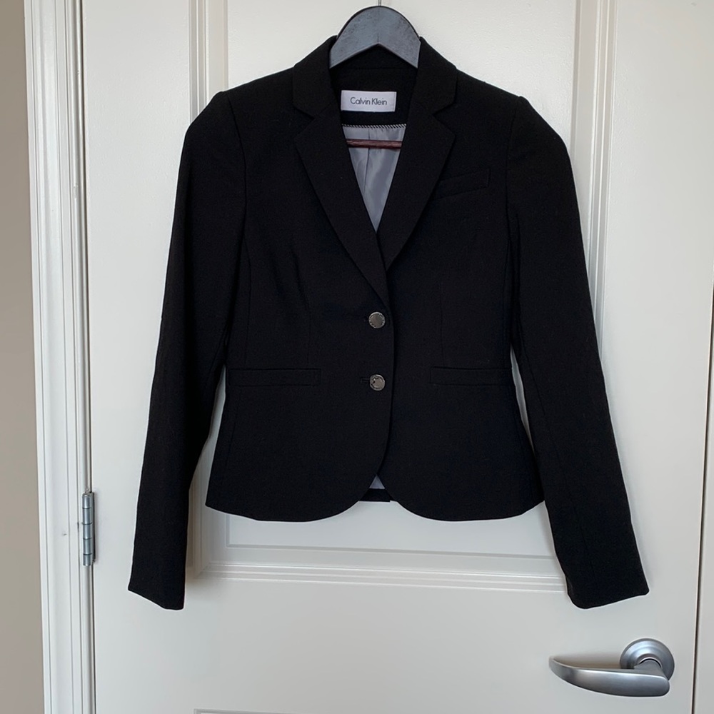 Black Calvin Klein blazer
